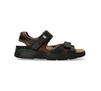 Mephisto Mens Shark Fit Brown Leather Sandals 41 EU