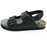 Mephisto Nardo Sandali con Plantari in Sughero Uomo Scratch 3400 Black Size: 46 EU