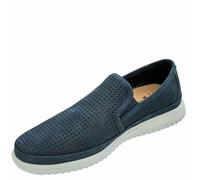 MEPHISTO Pantofola in morbida pelle con plantare estraibile 10.5 Blu BLU