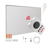 Mephisto Riscaldamento a infrarossi, da parete, a soffitto, con telecomando e termostato WiFi, controllo app 300-1200 W, potenza in Watt:800 W, accessori: kit di montaggio a soffitto incluso