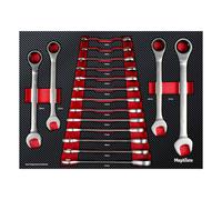 Mephisto Set Inserti in Gommapiuma per Chiavi a Cricchetto ad Anello