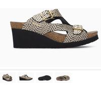 Mephisto Terie Nera Cuba Wedge Sandalo Comfort Donna Taglie 35-42 NUOVO