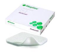 MEDICAZIONE ASSORBENTE IN SCHIUMA DI POLIURETANO MEPILEX 10X10 CM 5 PEZZI