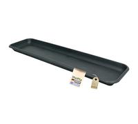 MePla Sottovaso Balcony Standard lunghezza 98 cm, larghezza 15,8 cm, antracite, resistente alle intemperie, in plastica resistente ai raggi UV