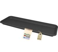 MePla XXL Balconiera con Irrigazione e Corrispondenza XXL Sottobicchieri - Antracite, 78 cm Untersetzer