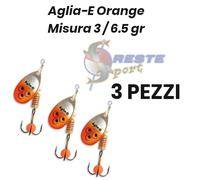 Mepps Aglia-e Silver Orange UV Misura 3 /6.5 gr - SUPER OFFERTA 3 PEZZI
