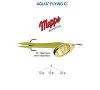 Mepps Aglia Flying C 10 g 15 g 25 g, 5 colori, trota salmone luccio Bar (chartreus-or, 25 g)