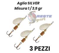 Mepps AGLIA Paletta Argento Silver Misura 1 /3.5 gr - SUPER OFFERTA 3 PEZZI