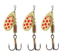 Mepps - Cucchiaino speciale per pesca alla trota Aglia, multicolore, OR POINTS ROUGES PAR 3, 1