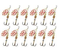 Mepps - Cucchiaio Aglia Argento Punto Rosso T1 da 12