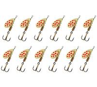 MEPPS - Cucchiaio Mepps Aglia, 12 pezzi, OR PT ROUGE X12, 2