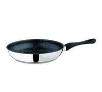 Mepra fantasia pietra, padella cm 28, in acciaio inox adatta ad induzione