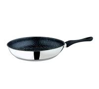 Mepra fantasia pietra, padella cm 32, in acciaio inox adatta ad induzione - 0700953288912