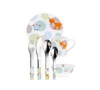 Mepra S.P.A. Woody, set 7 stoviglie per bambini Woody, set 7 stoviglie per bambini