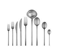 Mepra, Set di Posate Due, 75 Pezzi, Ice, Made in Italy, Lavastoviglie, Servizio Posate 6 Persone, Stile Contemporaneo