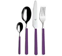 Mepra, Set di Posate Fantasia, 24 Pezzi, Sesamo, Made in Italy, Lavastoviglie, Servizio Tavola, Stile Contemporaneo