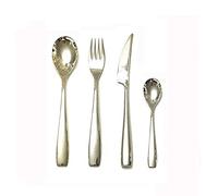 Mepra, Set di Posate Sparta, 24 Pezzi, Acciaio Inossidabile, Made in Italy, Lavastoviglie, Servizio Tavola, Stile Contemporaneo