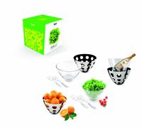 MEPRA Which Box Are You Fresh Box, Vetro, Acciaio Inossidabile 18/10