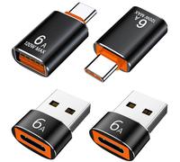 Mepsies Adattatore USB a USB C 4 Pezzi, Adattatore USB Tipo C a USB3.0