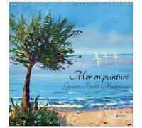 Mer en peinture (Calendrier mural carré 2026 30 x 60 cm (ouvert)) Calendrier double avec une page pour vos prises de notes