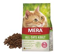 MERA Cats All Cats Adult Salmone - Cibo secco per gatti adulti - senza cereali & sostenibile - cibo secco per gatti ad alta percentuale di carne, 10 kg