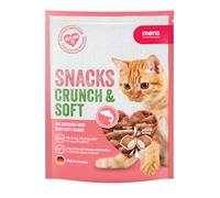 MERA Crunch & Soft - Salmone Snack per gatti - Set %: 2 x 200 g