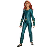 Mera Deluxe Costume Bambina Aquaman Supereroe Comic Giornata Mondiale Del Libro