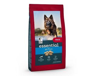 MERA Essential Active, cibo secco per cani attivi, cibo secco con pollame, cibo sano per cani sportivi, con omega-3 e omega-6 per pelle e pelo (12,5 kg)