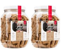 MERA Pure Sensitive Goody Snack, snack sani per cani sensibili in tacchino e riso, snack per cani senza glutine per allenamento (600 g) (Confezione da 2)