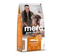 MERA Pure Sensitive Junior, anatra e patata, 12,5 kg, cibo per cani senza cereali per cani giovani di razze grandi, sensibile alle monoproteine, con colostro e protezione articolare