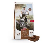 mera Pure Sensitive Manzo e patate, cibo per cani secco con molta carne fresca, cibo secco sano senza cereali per cani adulti (4 kg)