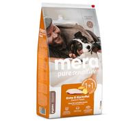 MERA Pure Sensitive Puppy Anatra e Patata, 12,5 kg, cibo per cani senza cereali, monoproteina, sensibile, con colostro, per razze piccole e grandi