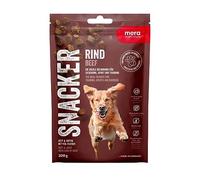 MERA Snacker di manzo (1 x 200 g), senza cereali, per allenamento o come spuntino, deliziosi dolcetti carnosi per tutti i cani