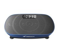 MERACH Pedana Vibrante Dimagrante, Pedana Vibrante Silenziosa e Compatta per Modellare il Corpo e Rilassarsi, Con Comodo Cuscinetto in Silicone, Display a LED e Telecomando (Blu)