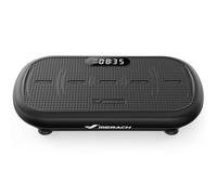 MERACH Pedana Vibrante Dimagrante Potente per L'allenamento e il Modellamento, Ampiezza di 13 mm, Capacità di Peso di 200 kg, Pedale in Silicone, Altoparlante Bluetooth Incorporato (Nero)