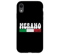 MERANO City Italia Vintage Bandiera Italia per gli amanti dei viaggi Custodia per iPhone XR