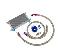 Merautop SJ Radiatore olio 19 file AN10 Set di collegamento Raffreddamento aggiuntivo Radiatore olio esterno Raffreddamento motore universale Radiatore acqua Radiatore olio motore