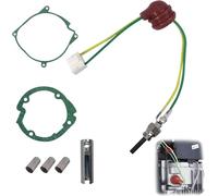 Merautop SJ Set di 7 candele diesel, per riscaldamento a pavimento, in ceramica, per riscaldamento da 12 V, 3 kW, 5 kW, 8 kW, accessori per riscaldamento a pavimento, con 3 filtri