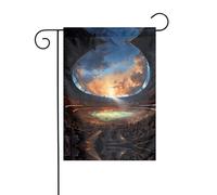 Meravigliosa bandiera decorativa per esterni, da appendere al giardino, piccola bandiera da giardino, bandiera invernale natalizia per esterni, 30,5 x 45,7 cm