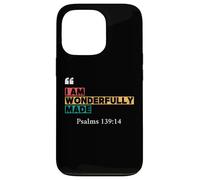 Meravigliosamente realizzato - Salmo 139:14 Design Scrittura vintage Custodia per iPhone 13 Pro