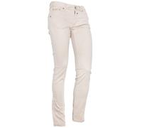 Meravigliosi Jeans Stretch Slim Fit Da Donna In Twill Beige Rosa