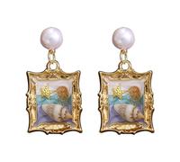 Meravigliosi orecchini a forma di coccinella Sea Dangle Earrings Summer Beach Jewelry Beach Lovers Sea Themed collana orecchini, Taglia unica, lega di alluminio, Nessuna pietra preziosa