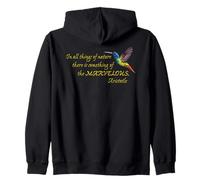 Meraviglioso Colibrì Felpa con Cappuccio