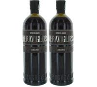 MERAVIGLIOSO Liquore Spirito Amaro, 25%, 700 Ml (Confezione da 2)