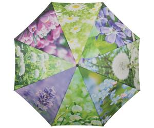 Meraviglioso Ombrello Fiori Stampa con Foto E Automatico Öffnungsautomatik