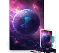 Meraviglioso puzzle spaziale galattico da 1000 pezzi,gioco di abilità mentale,taglio laser di alta qualità,esercizio mentale per momenti di tranquillità a casa (38x52cm)