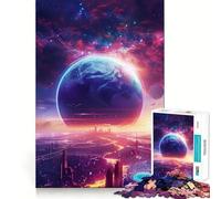 Meraviglioso puzzle spaziale galattico per adulti da 1000 pezzi,gioco di logica e allenamento,incastro perfetto,attività ideale per rafforzare i legami affettivi (50x75cm)