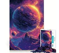 Meraviglioso puzzle spaziale galattico per ragazzi,1000 pezzi,gioco di abilità mentale,taglio laser per un incastro perfetto,momento di tranquillità,esercizio mentale a casa (50x75cm)