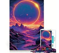 Meraviglioso puzzle spaziale Galaxy da 1000 pezzi,divertente per allenare la mente,con pezzi che si incastrano perfettamente e con precisione Un hobby affascinante per i momenti di svago (38x52cm)