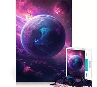 Meraviglioso puzzle spaziale Galaxy da 1000 pezzi per adulti,divertente per allenare la mente,con componenti robusti e ben definiti,ideale per una pausa rilassante (38x26cm)